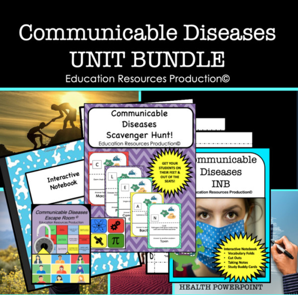 Communicable Diseases Health Class Unit Bundle