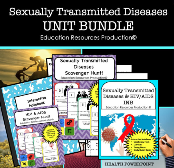 Sexually Transmitted Diseases Health Class Unit Bundle