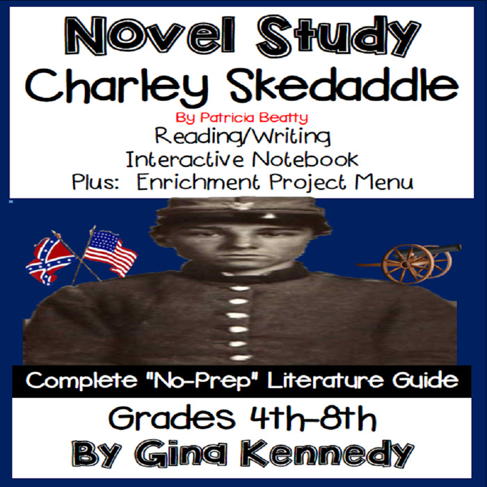 Novel Study- Charley Skedaddle By Patricia Beatty and Project Menu | The Storepaperoomates Retail Market - Fast Affordable Shopping