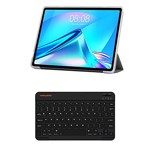 Tablet Computer, TeclastT40 Plus 10.4 Inch Android 11 Tablet 2000×1200 IPS 8GB RAM 128GB ROM Dual 4G Network and Ac Dual-Band WiFi Bluetooth 5.0 (Tablet with case Plus Keyboard)