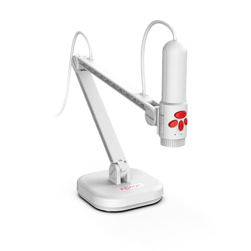 INSWAN INS-3 Detachable USB Document Camera for Teachers and Classrooms: Capture Objects at Any Angle, Compatible with Windows,MacOS,Chromebook for Remote Teaching, Distance Learning, Web Conferencing