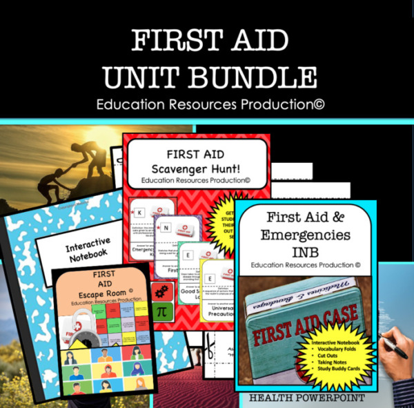 First Aid Health Class Unit Bundle