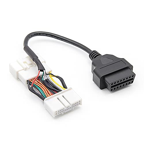 Washinglee OBD2 Diagnostic Cable for Tesla Model 3 and Model Y Car Since 2019, OBDII Adapter Harness. 30 cm