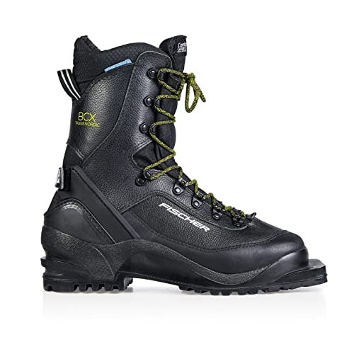 Fischer BCX TRANSNORDIC 75 Waterproof Nordic Boots, Color: Black, Size: 42 (S37721-42)