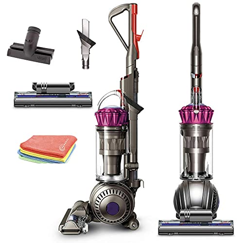 Marxsol Premium Dyson Ball MultiFloor Upright Vacuum:High Performance HEPA Filter, Bagless Height Adjustment,Strongest Suction,Telescopic Handle,Self Propelled Rotating Brushes One Microfiber Cloth
