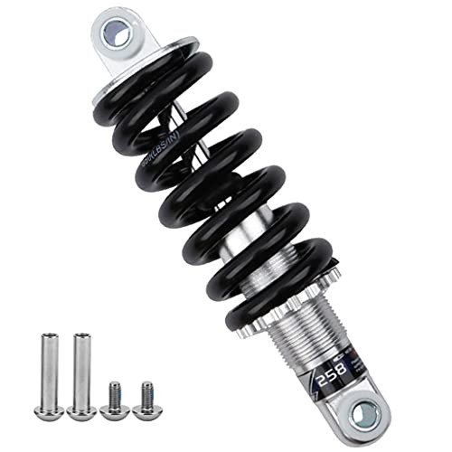 LYYCX Mountain Bike Rear Shock Absorber,150mm/160mm/165mm/170mm MTB Rear Shock Spring Suspension Damper Accessories for Mountain Bikes, Electric, Scooters, Folding (Color:165mm, Size:850Lbs)