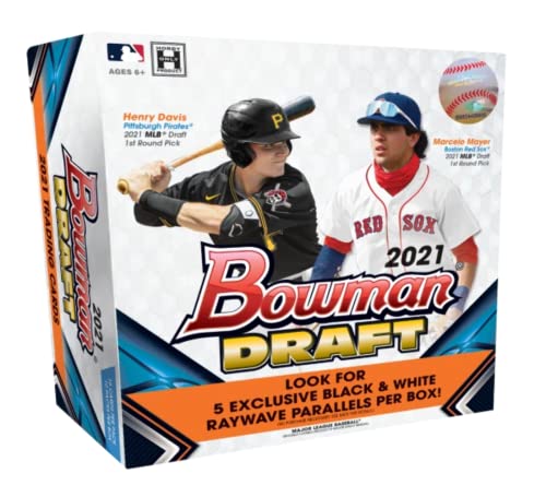 2021 Bowman Draft Baseball Hobby Lite Box (10 Packs/16 Cards: 5 Parallels)