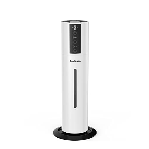 TOUTOUAN Humidifiers for Large Room Cool Mist Air 8L/2.11Gal Top Fill Humidifier with Essential Oils,Remote Control 360° Nozzle for Baby Office Plants Bedroom