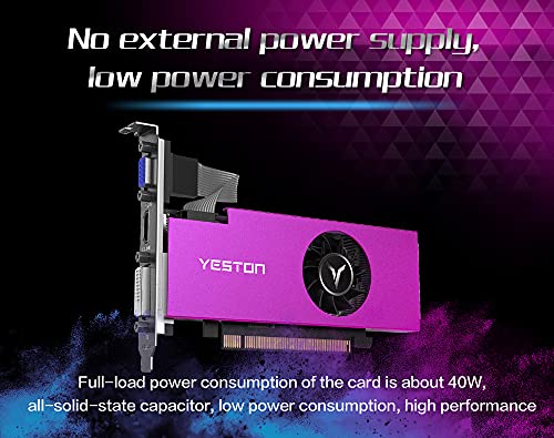 Yeston AMD Radeon RX550 Gaming Graphics Cards,4G/128bit/GDDR5 6000MHz VGA + HD + DVI-D Low Profile GPU,Desktop Video Card | The Storepaperoomates Retail Market - Fast Affordable Shopping
