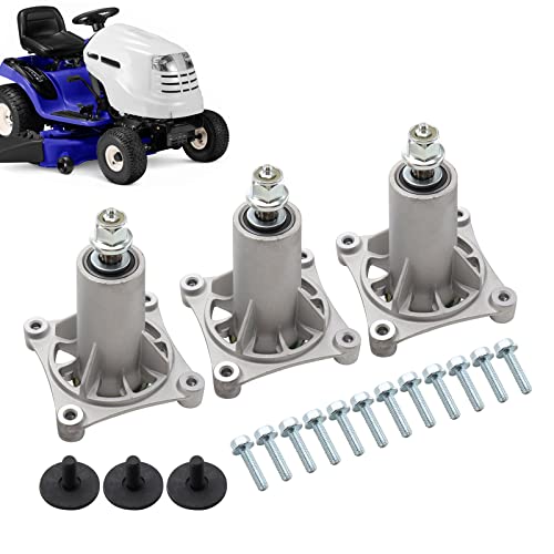 MOFANS 3 Pack Spindle Assembly Replacement Fit for 46 48 54 inch Decks Fit for Arians 21546238 21546299 Spindle Assembly Fit for Husqvarna 532187292