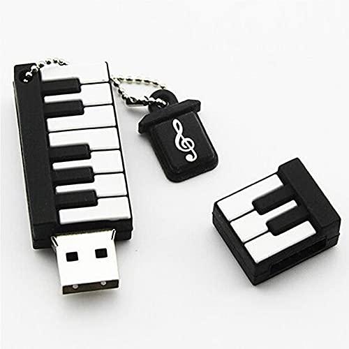 Flash Drive,USB Flash Drives,32G USB 2.0 Cute Cartoon Piano Shape USB Drive,Thumb Drive,Gift for School Students Kids Children Teacher Colleague Employees,for Date Storage,File Sharing