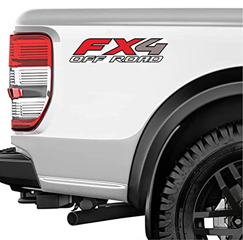 GDIP 2PCS FX4 Off Road Decals Stickers Compatible for Ford F150 F250 F350 F Truck Bed Side (1997-2010) | The Storepaperoomates Retail Market - Fast Affordable Shopping
