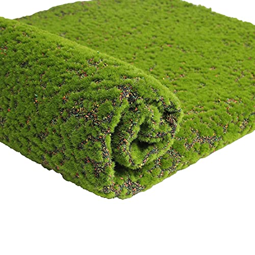 carduran Artificial Moss Mat，DIY Synthetic Turf Landscape Artificial Grass Mats Lawn Carpet Fake Grass Turf Lawn Plants Lichen for Home Garden Patio DIY Decoration Fake Grass Rug Multicolor Dot#