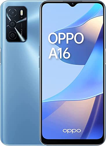 Oppo A16s Dual-SIM 64GB ROM + 4GB RAM (GSM Only | No CDMA) Factory Unlocked 4G/LTE Smartphone (Blue) – International Version