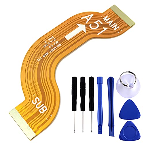 Bestdealing A51 Motherboard Main Board Connector CTC Flex Cable Module Replacement MainBoard Flex for Samsung Galaxy A51 2019 SM-A515U SM-A515F A515W A515X A515U 4G/LTE (NOT for A51 5G) Repair Part