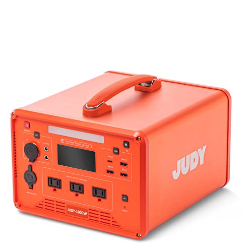 JUDY Power – Portable 1000W Power Station – Perfect for Power Outages, Storms, Camping and More