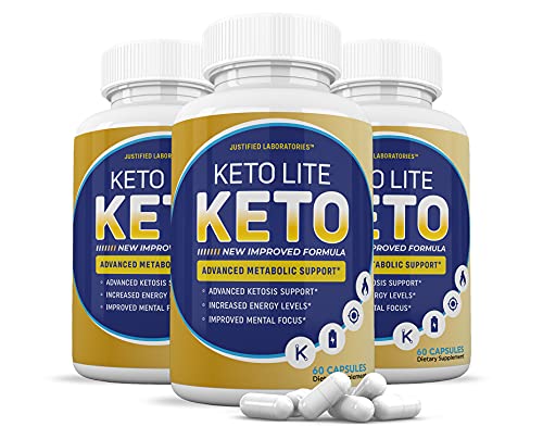 (3 Pack) Keto Lite Keto Pills Includes Apple Cider Vinegar goBHB Exogenous Ketones Advanced Ketogenic Supplement Ketosis Support for Men Women 180 Capsules