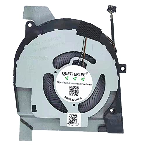 QUETTERLEE Replacement New Integrated Graphics CPU Cooling Fan for DELL Latitude 5501 5511 Precision 3541 3551 P80F Series 0CVMC1 DFS20004053J0T FLAN EG50060S1-C440-S9A DC28000NXSL DC28000NXFL Fan