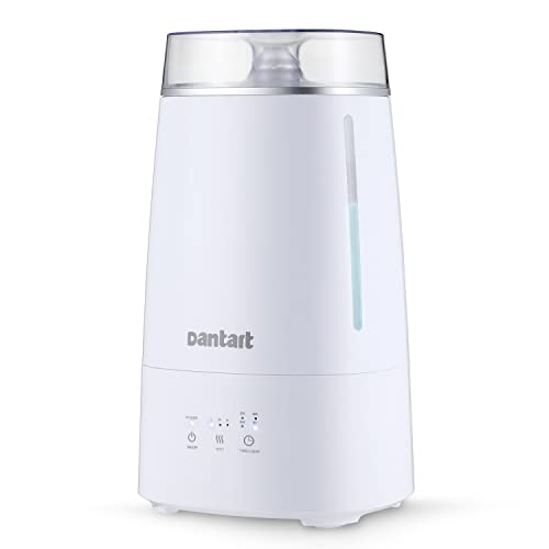 Dantart Humidifiers for Bedroom 3.5L Cool Mist Humidifiers Essential Oils Tray Nightlight Auto-Off Easy to Fill with Water and Clean Top Filling Humidifiers 36dB Quiet Ultrasonic Humidifier