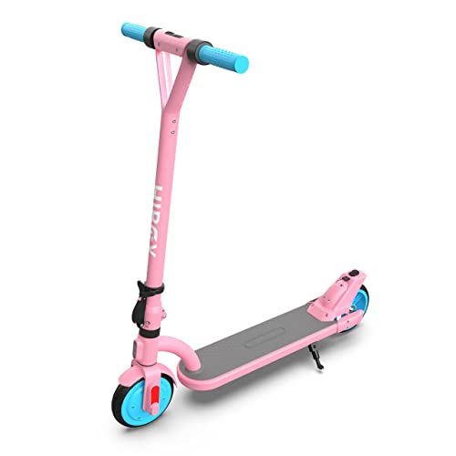 Hiboy NEX Electric Scooter, Foldable Electric Scooter for Kids Ages 8-15, Up to 12.4 Miles, Lightweight Short Commuting Electric Scooter for Teens, Kids, Boys and Girls, Black, Pink (Pink)