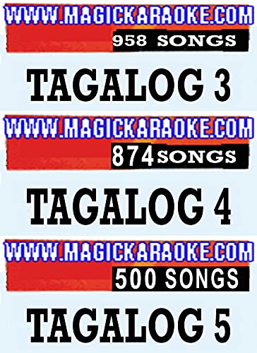 Magic Sing Tagalog English Mix Songchips 3 Song Chips Tagalog 3 958 Songs, 4 874 Songs,5 500 Songs