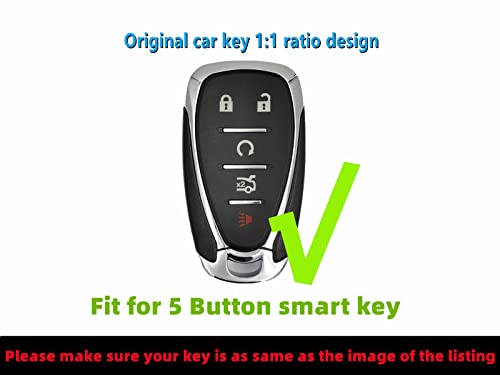 REPROTECTING Silicone Rubber Key Fob Cover Compatible with 2016-2021 Chevrolet Blazer Bolt EV Camaro Cruze Equinox Malibu Sonic Spark Traverse Trax Volt HYQ4EA | The Storepaperoomates Retail Market - Fast Affordable Shopping