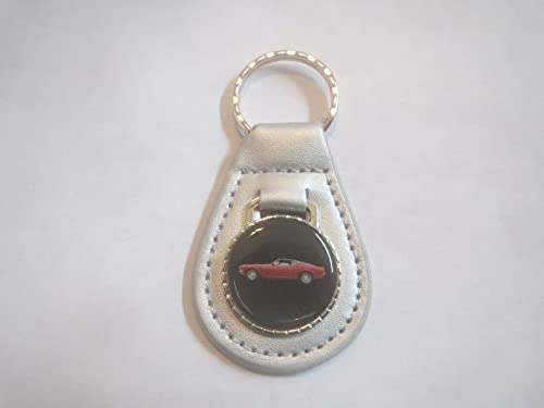 1969 MACH 1 RED CAR LOGO LEATHER KEYCHAIN – SILVER | The Storepaperoomates Retail Market - Fast Affordable Shopping