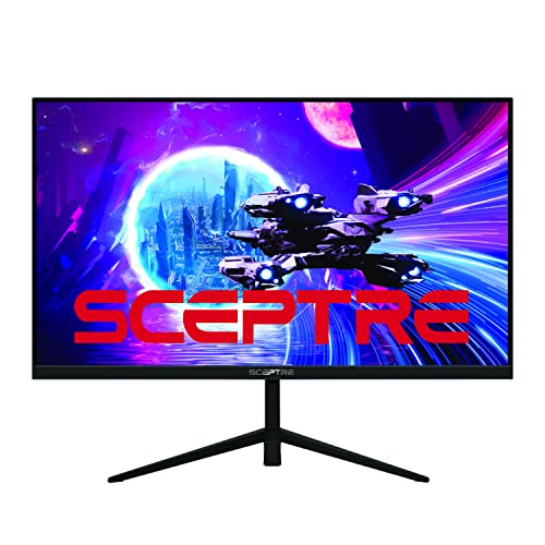 Sceptre 25″ Gaming Monitor 1920 x 1080p up to 165Hz 1ms AMD FreeSync Premium HDMI x3 DisplayPort Build-in Speakers, 106% sRGB Machine Black (E255B-FWD168)