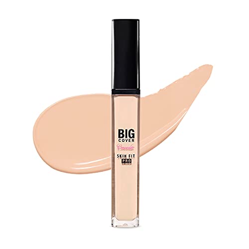 ETUDE Big Cover Skin Fit Concealer PRO (# Neutral Peach) (21AD) | Long-Lasting Closely Adhesive Cover Like Real Skin | Smooth and Perfect Makeup | Hides Dark Circles, Redness