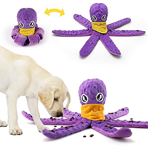 TOTARK Dog Snuffle Toy Dog Enrichment Toys, Dogs Puzzle Games Interactive Puppy Toys Chew Toys Slow Feeder Game for Boredom Treat Dispensing Toys Snuffle Dog Mat for Large Breed Medium and Small Dogs