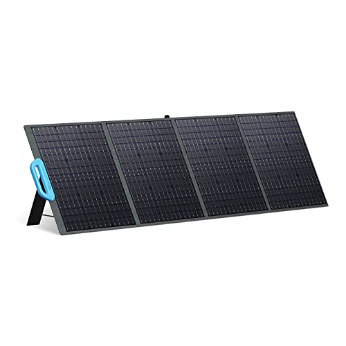 BLUETTI Solar Panel PV200, 200 Watt Solar Panel for Power Station EB3A/EB55/EB70S/AC200P/AC200MAX/AC300, Portable Solar Panel w/ Adjustable Kickstands, Foldable Solar Charger for RV, Camping, Blackout