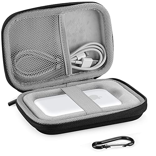 ProCase Shockproof Carrying Case Compatible with MagSafe Battery Pack, Hard EVA Travel Protective Storage Case for MagSafe Battery Pack with D Buckle -Black