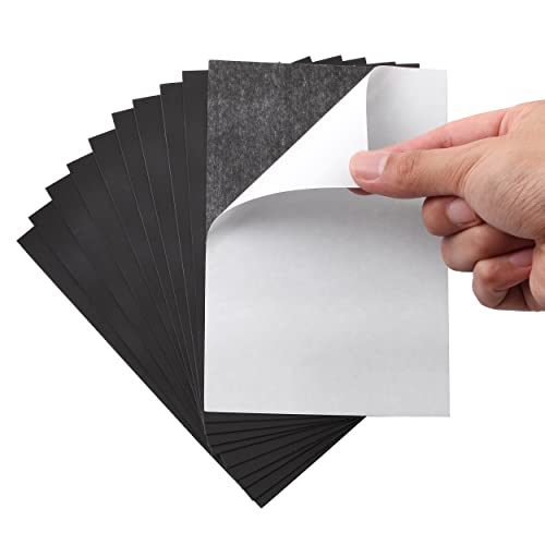 Mr. Pen- Adhesive Magnetic Sheets, 4″ x 6″, 10 Pack, Magnetic Sheets with Adhesive Backing, Magnetic Sheets, Flexible Magnetic Sheet, Picture Magnets, Cuttable Magnetic Sheets.