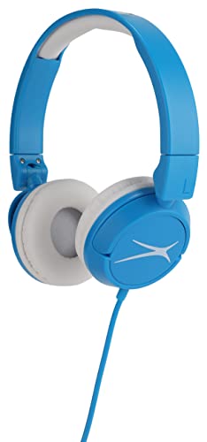 Altec Lansing Over The Ears Kids Headphones – Volume Limiting Technology for Developing Ears, Ages 6-9, Perfect for Learning from Home, Blue