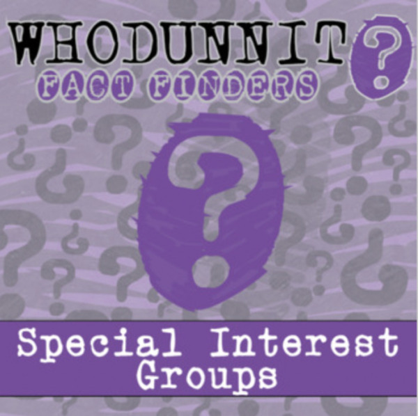 Whodunnit? – Special Interest Groups – Knowledge Building Activity