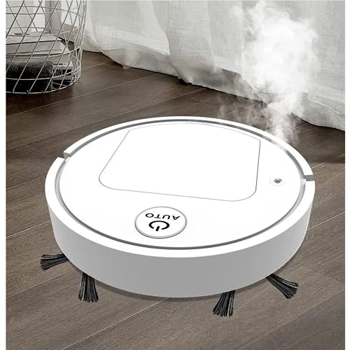 Needenr Robot Vacuum Cleaner， MopMulti-Functional Intelligent Light Sweeping Robot, Quiet Low Noise Vacuum Cleaner for Pet Hair, Carpet, Hard Floor, Dust, Stains(White) | The Storepaperoomates Retail Market - Fast Affordable Shopping
