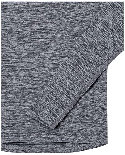 Terramar Kids’ Thermolater Crew, Dark Grey Melange, X-Small | The Storepaperoomates Retail Market - Fast Affordable Shopping