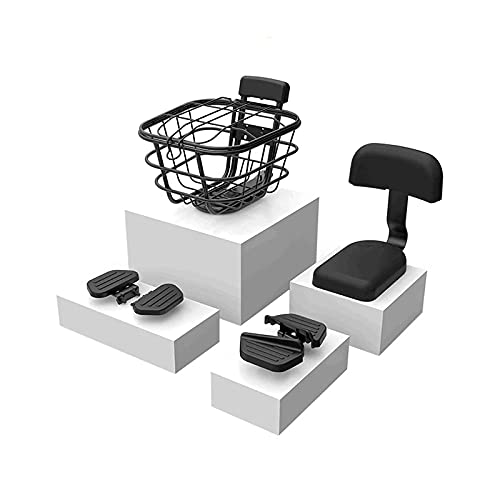 YONGYAO Electric Bicycle Accessories Set Durable black Metal Bicycle Basket Pedal Manned accessories-03# | The Storepaperoomates Retail Market - Fast Affordable Shopping