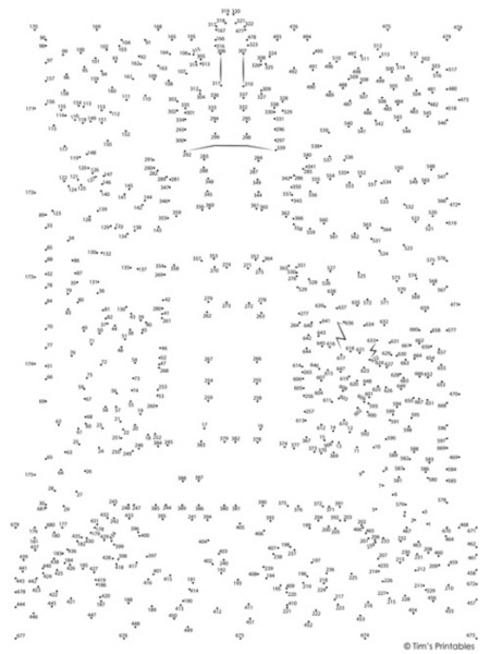 Lighthouse Connect the Dots / Dot-to-Dot PDF
