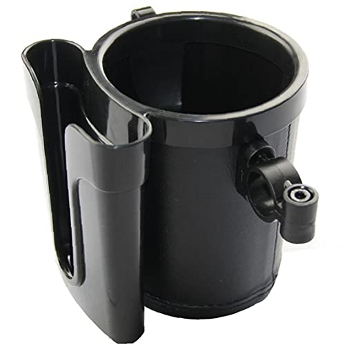 TOSSPER Bike Cup Holder for Stroller Drink Coffee Cup Holder with Phone Storage Box