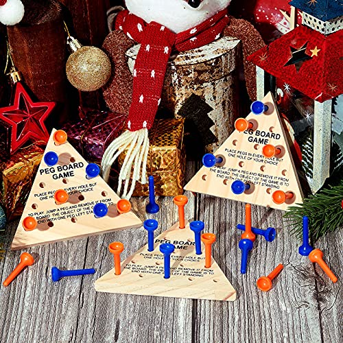 3 Packs Wooden Triangle Peg Games Triangle Wooden Board Game Family Board Game Wooden Strategy Toy Travel Games Teens and Adults Fun Learning Puzzles | The Storepaperoomates Retail Market - Fast Affordable Shopping