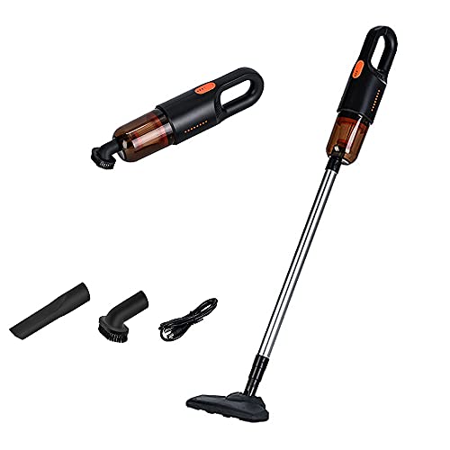 Aoun Lightweight Cordless Stick Vacuum Cleaner, Powerful Suction Handheld Upright Rechargeable Cordless Vacuum Cleaner with HEPA Filter, Stick Vacuum for Pet Hair Hardwood Floors, Carpet (Black)