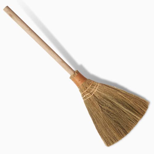 TTS For Home Natural Whisk Sweeping Hand Handle Broom – Vietnamese Broom for Cleaning, Wedding, Decorative Broom – Whisk Broom 11.81″ Width,25.2″ Length-NO Box