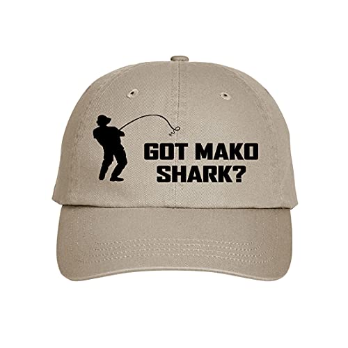 Press Fans – GOT MAKO Shark Fish Fishing Hat Baseball Cap Distressed Classic Polo Style Adjustable, g12