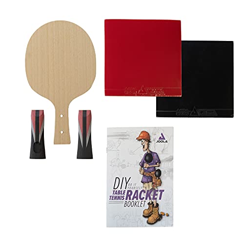 JOOLA DIY Ping Pong Racket Kit – Build Your Own Table Tennis Paddle – STEM Craft Project for Kids Ages 8+ – Learn The Science of Sports Including Physics, Technology & History of Table Tennis