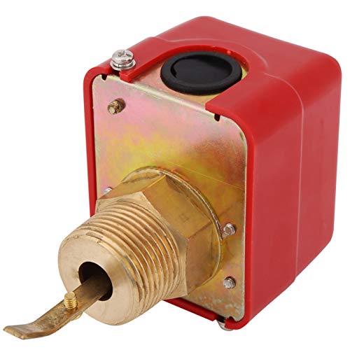 Brass Water Flow Switch, 1pc AC250V 10Bar Brass Water Flow Switch Paddle Control NPT Thread Connection Red | The Storepaperoomates Retail Market - Fast Affordable Shopping