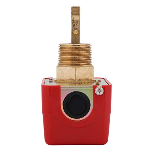Brass Water Flow Switch, 1pc AC250V 10Bar Brass Water Flow Switch Paddle Control NPT Thread Connection Red | The Storepaperoomates Retail Market - Fast Affordable Shopping