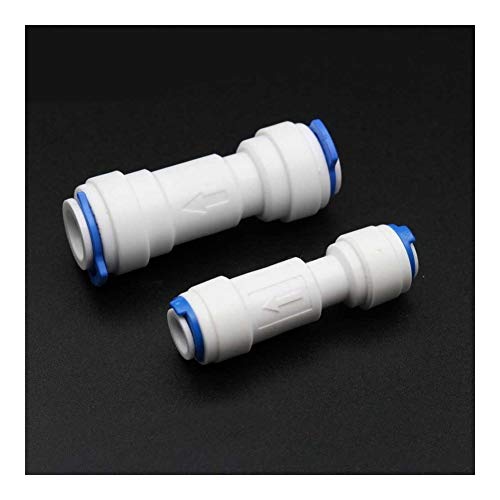 TMP1105 1/4 3/8 Inch Quick Connect Check Valve Compatible with Ro Pure Water Reverse Osmosis System Filters Water Filter (Specification : 1/4″, Voltage : 2pcs)