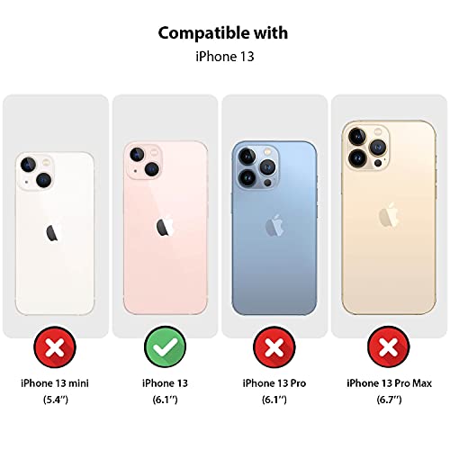Zuslab Wallet Case Compatible with Apple iPhone 13 2021 Phone Case with Card Holder Shockproof Anti Scratch Cover with Tempered Glass Screen Protectors[x2Pack] Rose Gold | The Storepaperoomates Retail Market - Fast Affordable Shopping