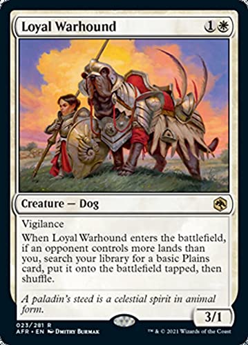 Magic: the Gathering – Loyal Warhound (023) – Adventures in The Forgotten Realms